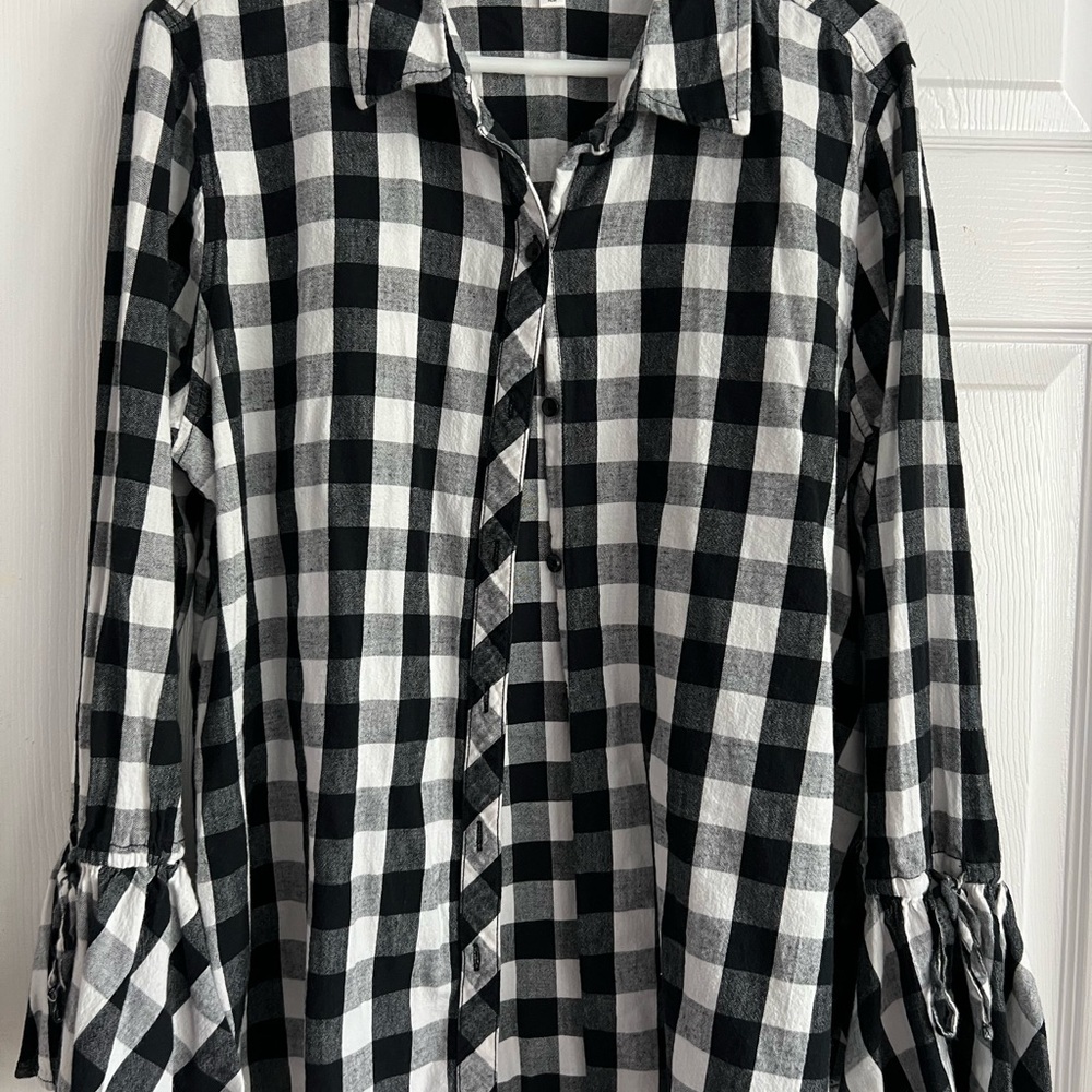 Plaid shirt xxl
